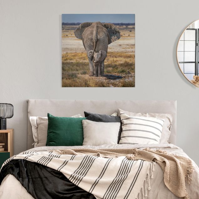 Wandbilder Elefanten Frecher Elefant