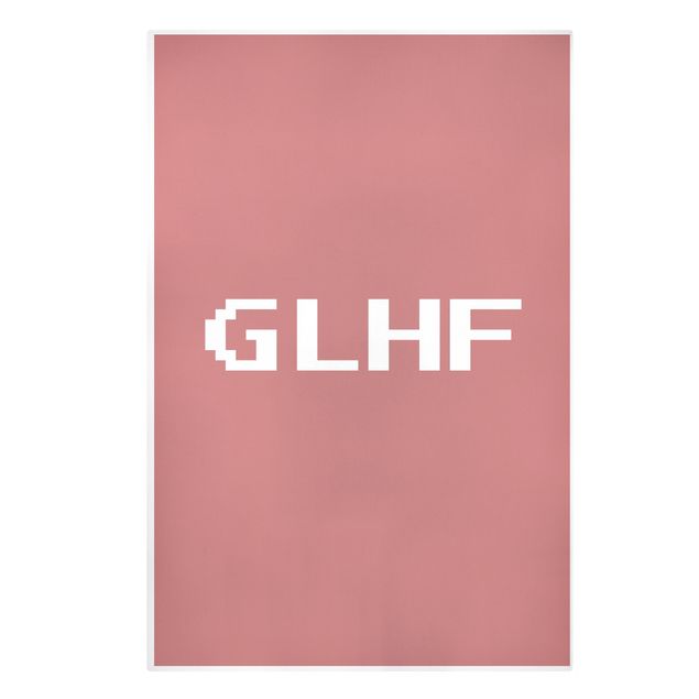 Leinwandbilder Gaming Kürzel GLHF