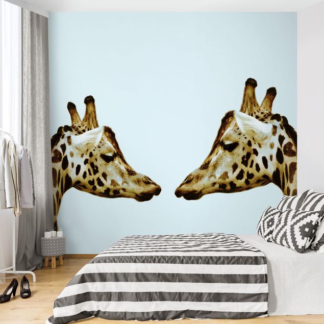 Fototapete Tiere Giraffes in Love
