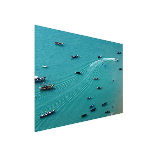 Wandbilder Ankernde Fischerboote
