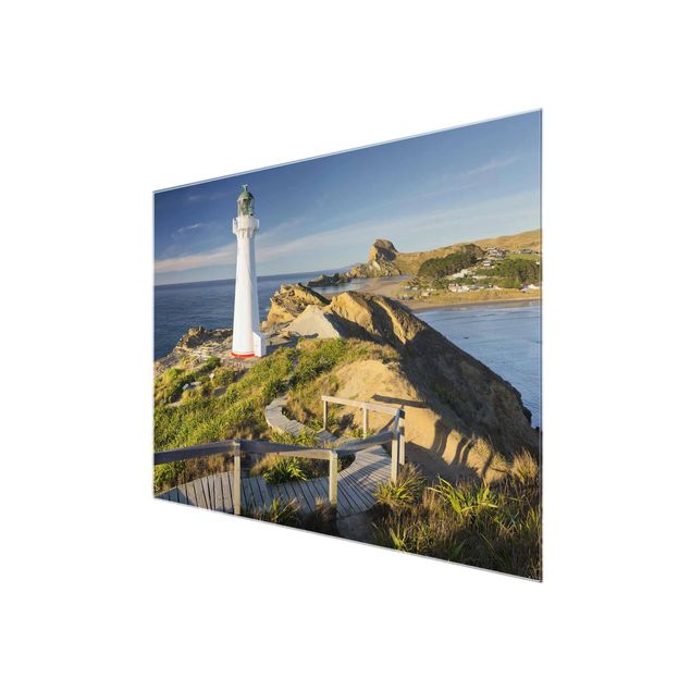Schöne Wandbilder Castle Point Leuchtturm Neuseeland