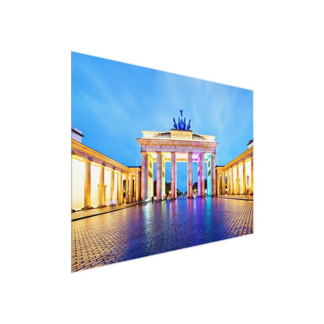 Bilder für die Wand Erleuchtetes Brandenburger Tor