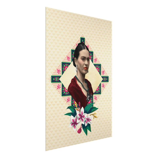 Frida Kahlo Gemälde Frida Kahlo - Blumen und Geometrie