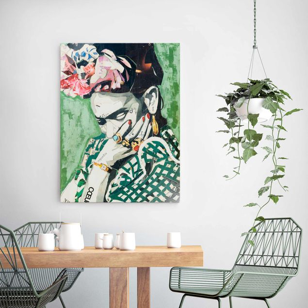 Schöne Wandbilder Frida Kahlo - Collage No.3