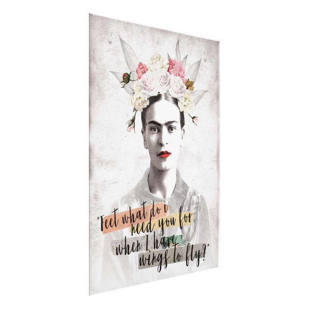 Schöne Wandbilder Frida Kahlo - Quote