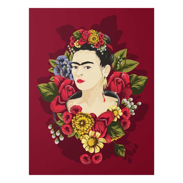 Bilder für die Wand Frida Kahlo - Rosen