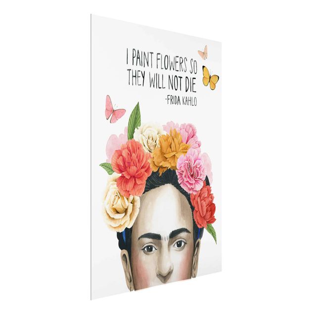Wandbilder Fridas Gedanken - Blumen
