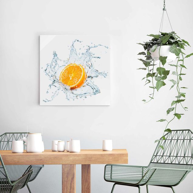 Glasbilder Pflanzen Frische Orange
