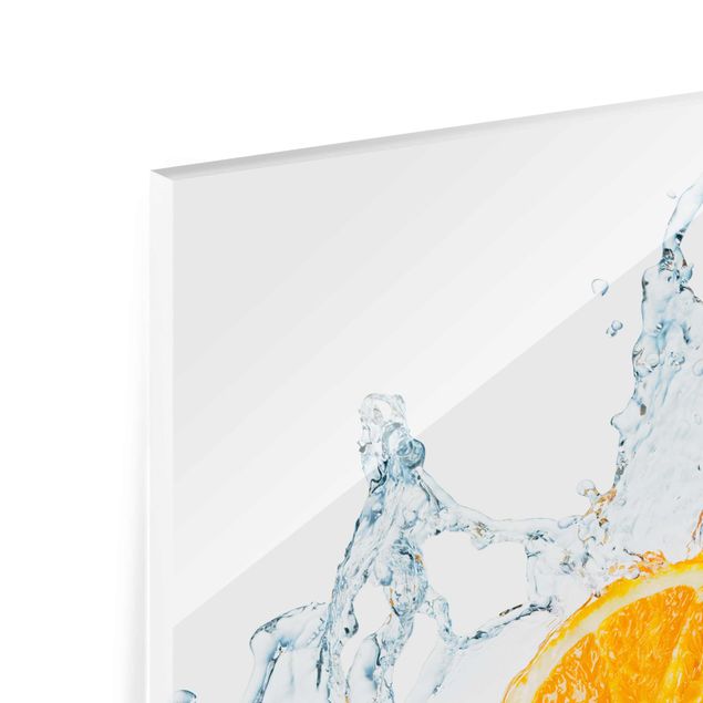 Glasbild - Frische Orange - Quadrat 1:1