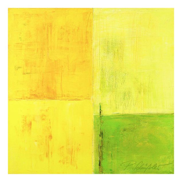 Grüne Glasbilder Petra Schüßler - Frühlings Komposition 02