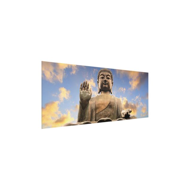 Glas Wandbilder Großer Buddha