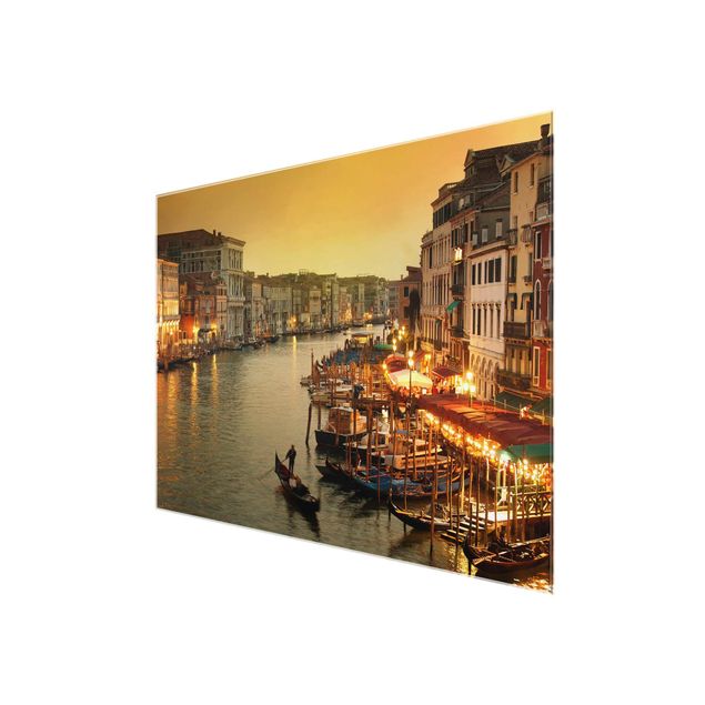 Glasbild - Großer Kanal von Venedig - Quer 4:3