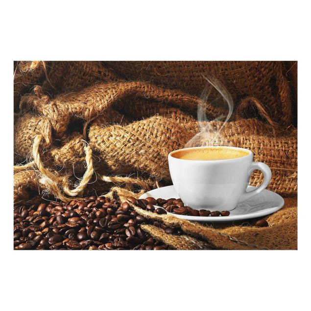 Glasbild - Kaffee am Morgen - Quer 3:2