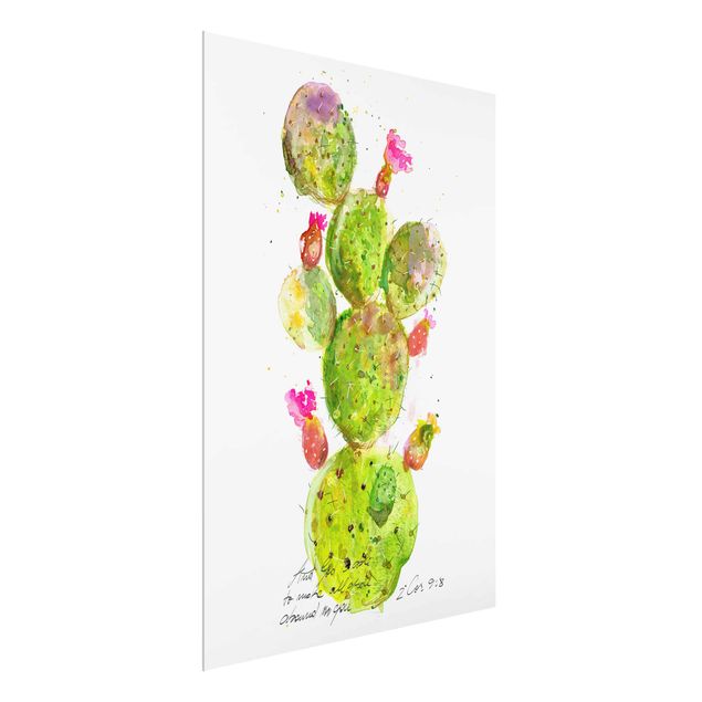 Schöne Wandbilder Kaktus mit Bibelvers III