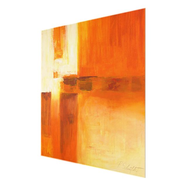 Wandbilder Petra Schüßler - Komposition in Orange und Braun 01