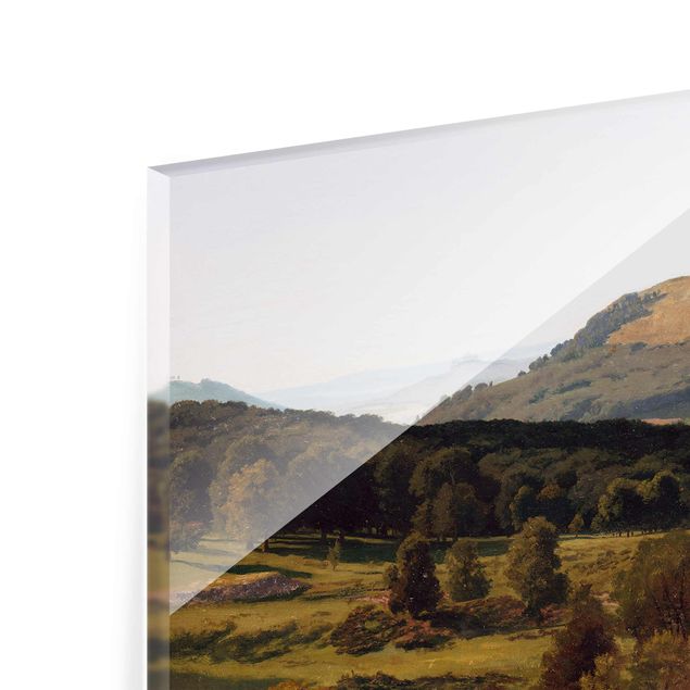 Glasbilder Albert Bierstadt - Berg und Tal