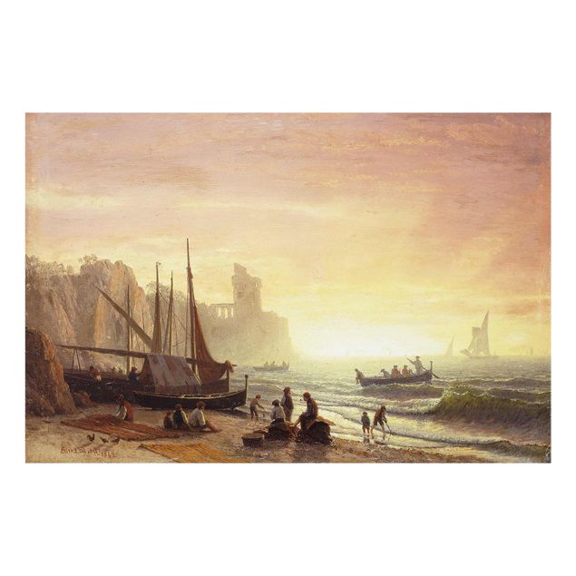Albert Bierstadt Albert Bierstadt - Fischereiflotte