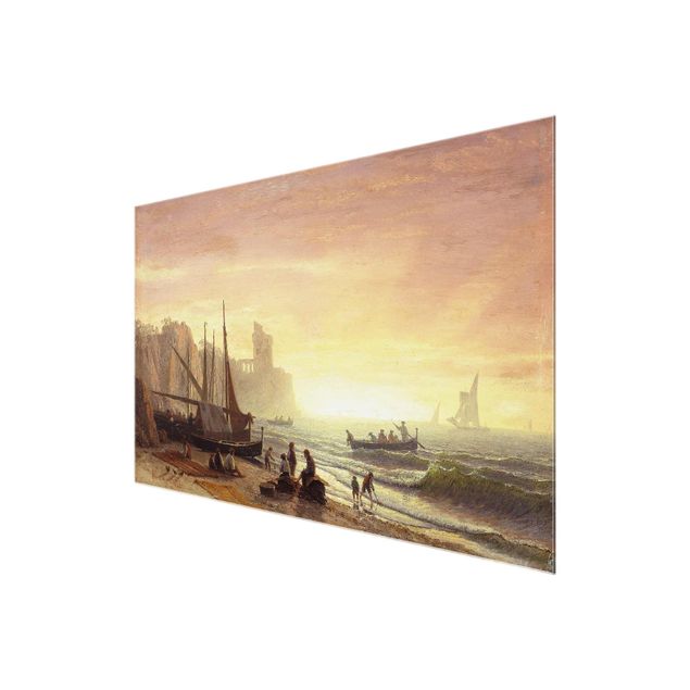 Wandbilder Albert Bierstadt - Fischereiflotte