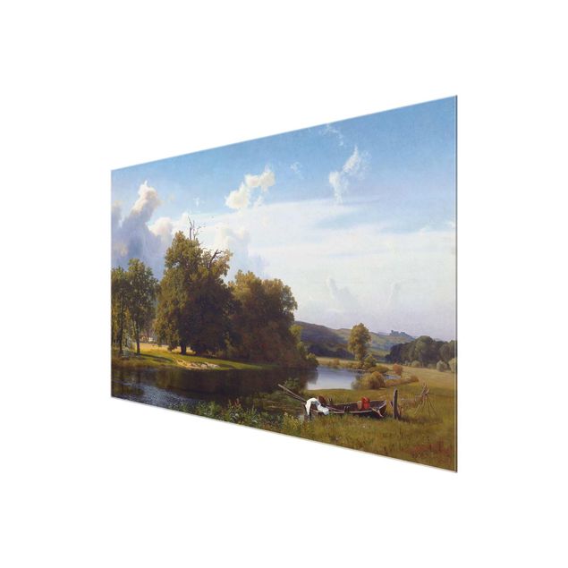 Bilder für die Wand Albert Bierstadt - Flusslandschaft
