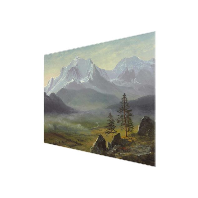 Wandbilder Albert Bierstadt - Mont Blanc
