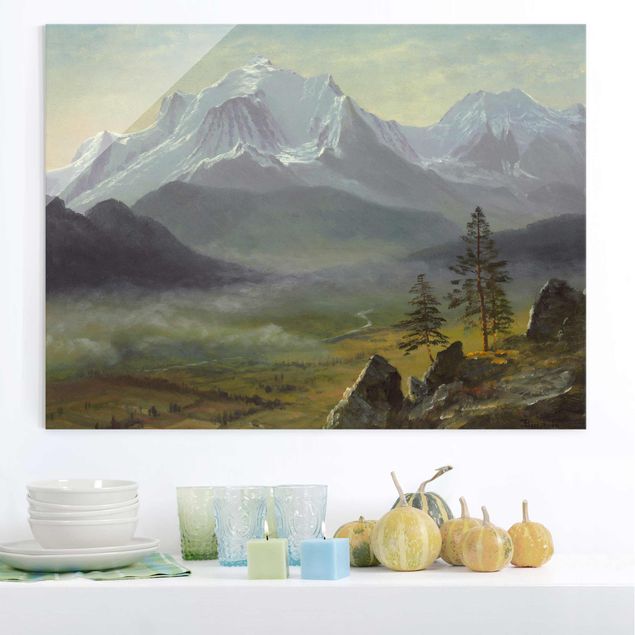 Romantik Bilder Albert Bierstadt - Mont Blanc