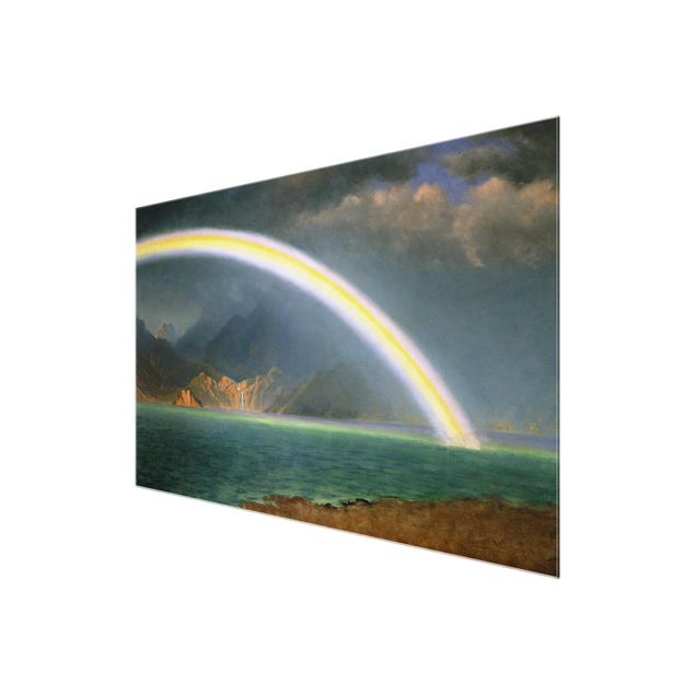 Schöne Wandbilder Albert Bierstadt - Regenbogen über Jenny Lake