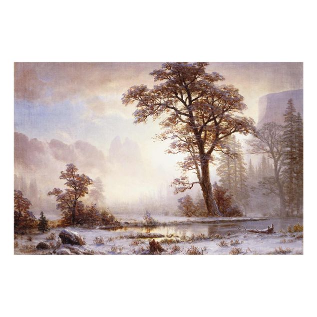 Albert Bierstadt Bilder Albert Bierstadt - Yosemite Valley bei Schneefall