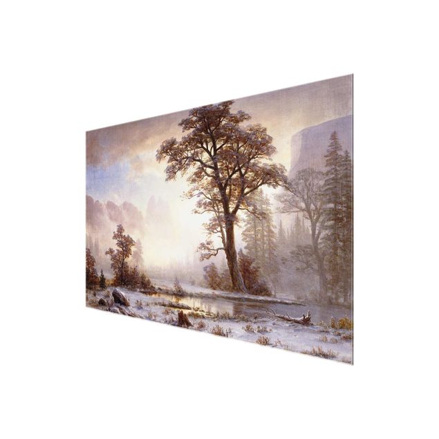 Schöne Wandbilder Albert Bierstadt - Yosemite Valley bei Schneefall