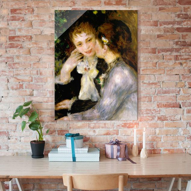 Wandbilder Glas XXL Auguste Renoir - Bekenntnisse