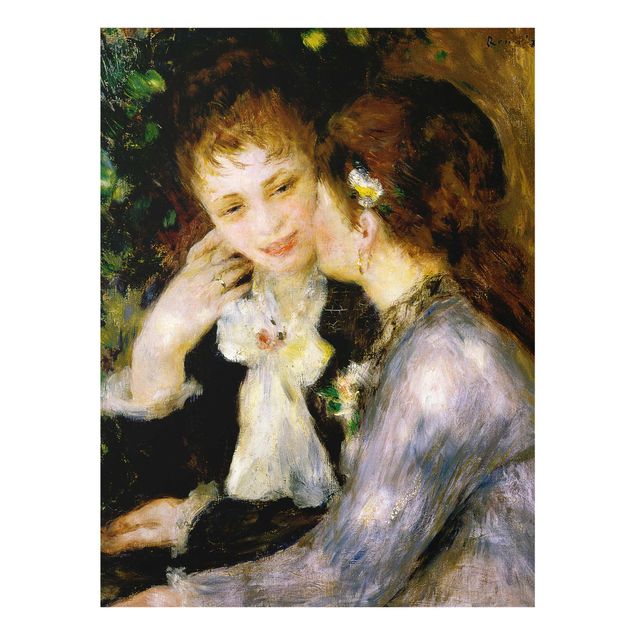 Glas Wandbilder Auguste Renoir - Bekenntnisse