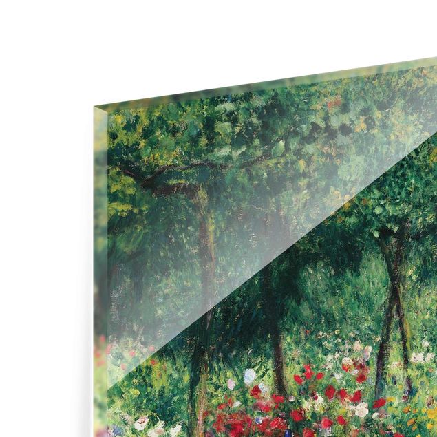 Glasbild - Kunstdruck Auguste Renoir - Frauen im Garten - Impressionismus Quer 4:3