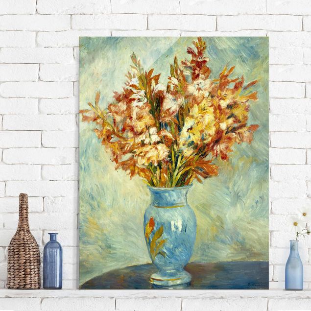 Bilder Impressionismus Auguste Renoir - Gladiolen in Vase
