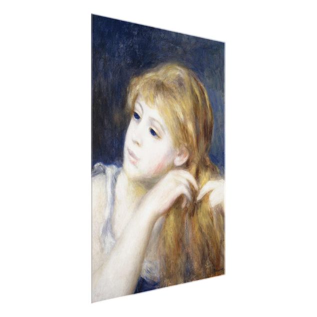 Wandbilder Auguste Renoir - Kopf eines Mädchens