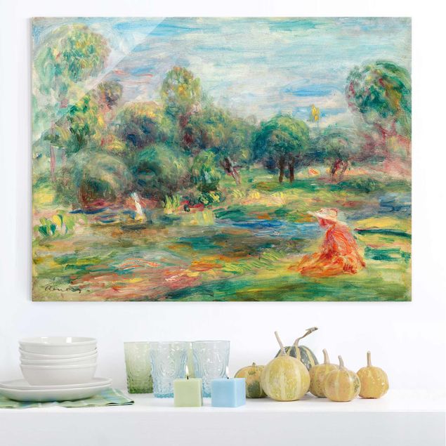 Kunstdrucke Impressionismus Auguste Renoir - Landschaft bei Cagnes
