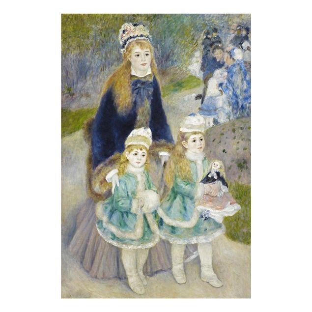 Bilder auf Glas Auguste Renoir - Mutter und Kinder