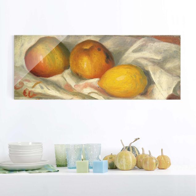 Impressionismus Bilder Auguste Renoir - Äpfel und Zitrone
