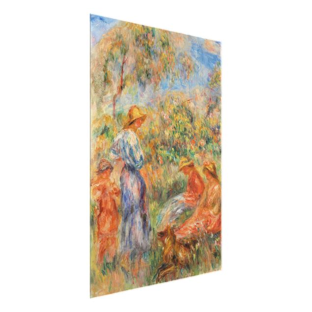 Wandbilder Auguste Renoir - Landschaft mit Frauen und Kind