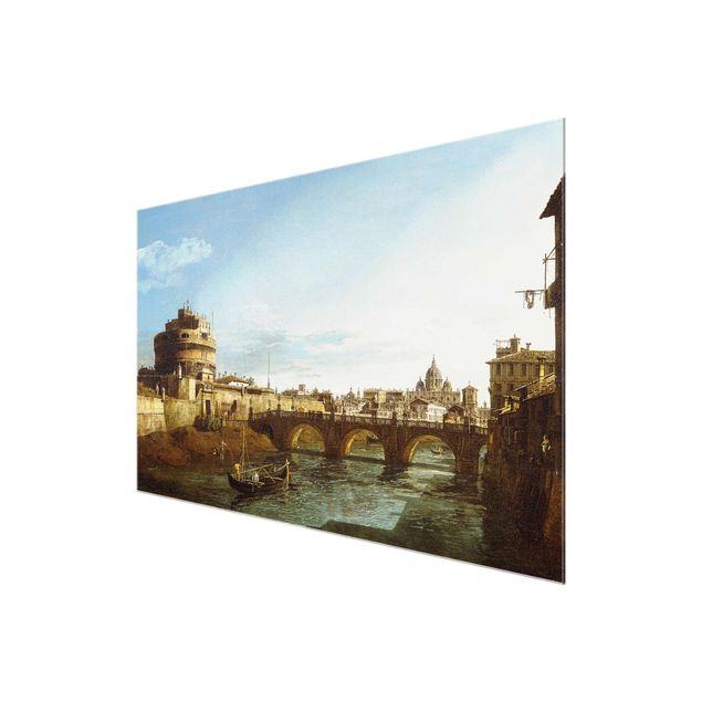 Bernardo Bellotto Bilder Bernardo Bellotto - Ansicht Roms am Ufer