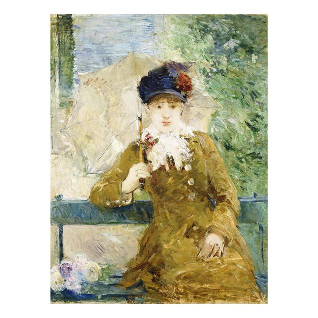 Kunstdrucke Berthe Morisot - Dame mit Sonnenschirm