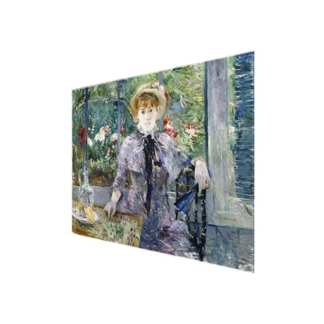 Glasbild - Kunstdruck Berthe Morisot - Nach dem Mittagessen - Quer 4:3