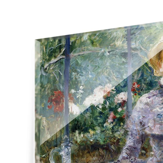 Glasbild - Kunstdruck Berthe Morisot - Nach dem Mittagessen - Quer 4:3