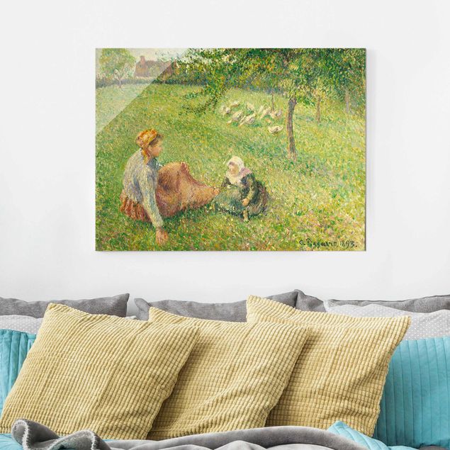 Romantik Bilder Camille Pissarro - Gänsehirtin