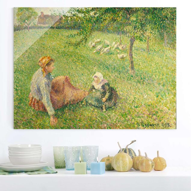 Impressionismus Bilder Camille Pissarro - Gänsehirtin