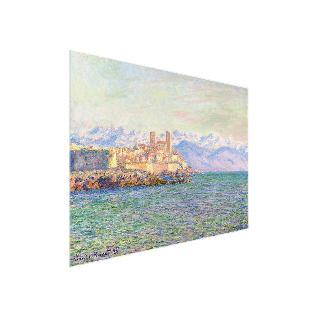 Glasbilder Natur Claude Monet - Antibes-Le Fort