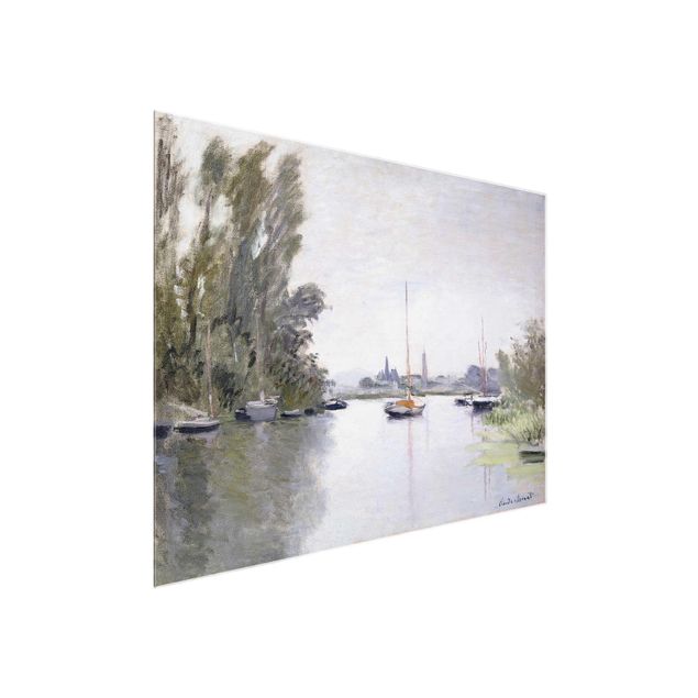 Glasbild Landschaften Claude Monet - Argenteuil