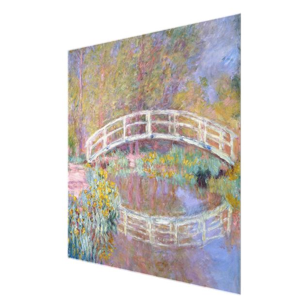 Bilder für die Wand Claude Monet - Brücke Monets Garten