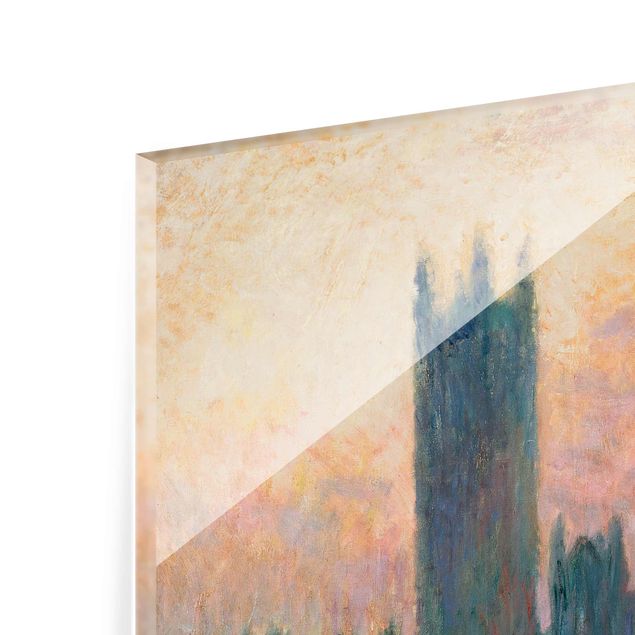 Kunstdrucke Claude Monet - London Sonnenuntergang