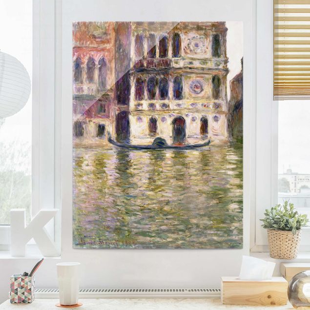 Wandbilder Glas XXL Claude Monet - Palazzo Dario