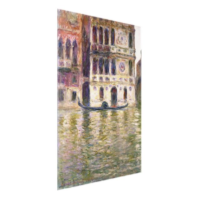 Skyline Glasbilder Claude Monet - Palazzo Dario