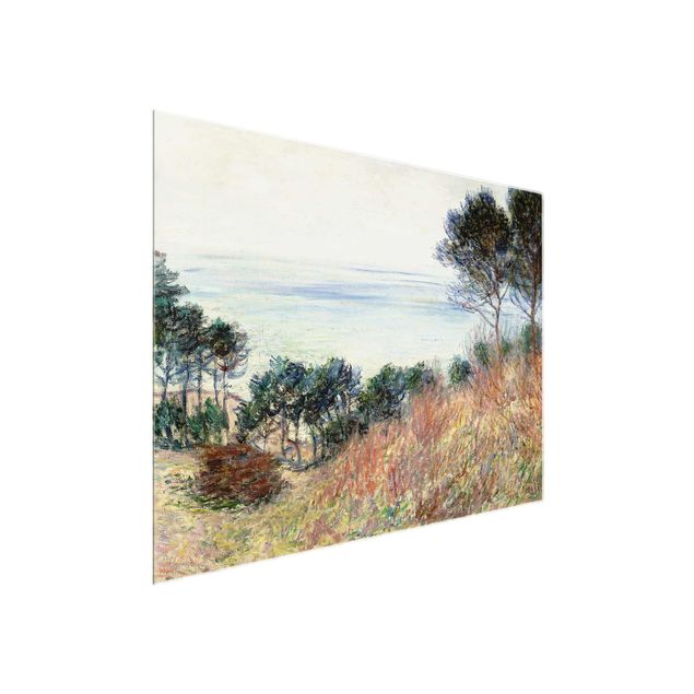 Glasbilder Natur Claude Monet - Küste Varengeville